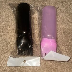NEW Black and Pink ROOT COMB Applicator Bottles